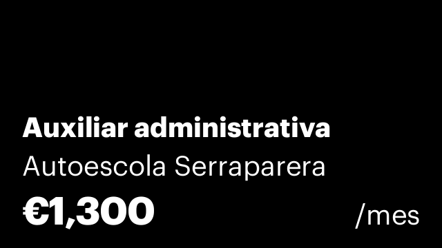 Auxiliar administrativa