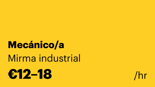 Mecánico/a