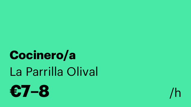 Cocinero/a