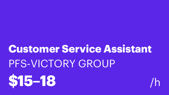 Customer Service Assistant