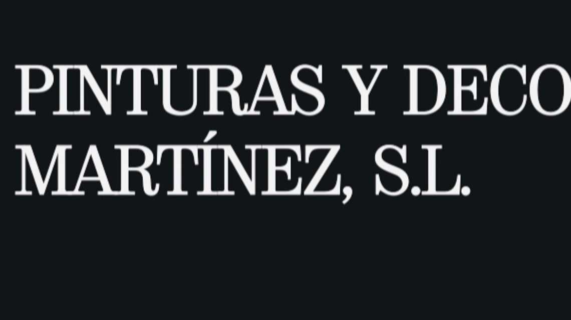 PINTURAS Y DECORACIÓN MARTÍNEZ S.L. cover image