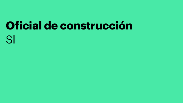 Oficial de construcción