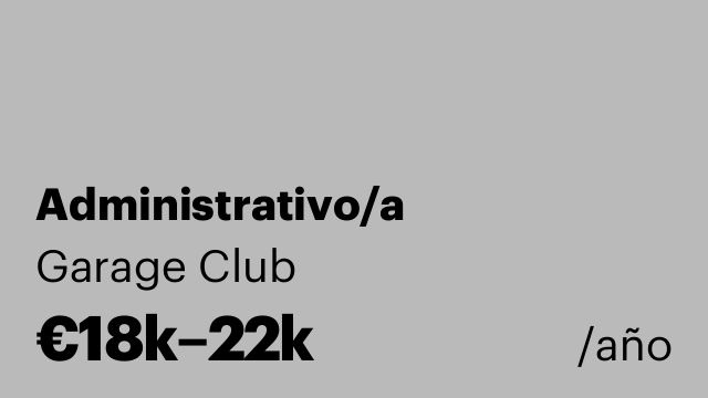 Administrativo/a