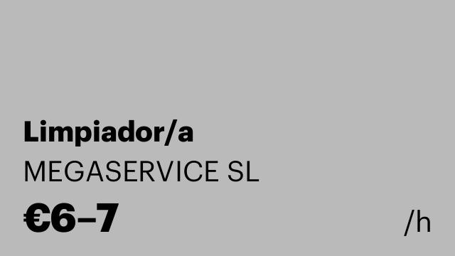 Limpiador/a