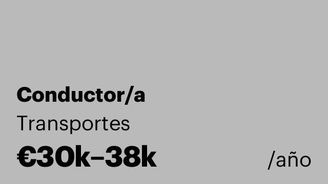 Conductor/a
