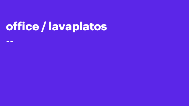 office / lavaplatos