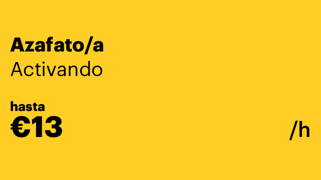Azafato/a