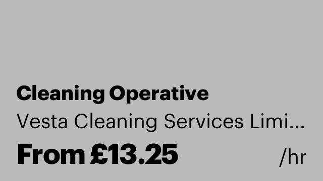 Cleaning Operative