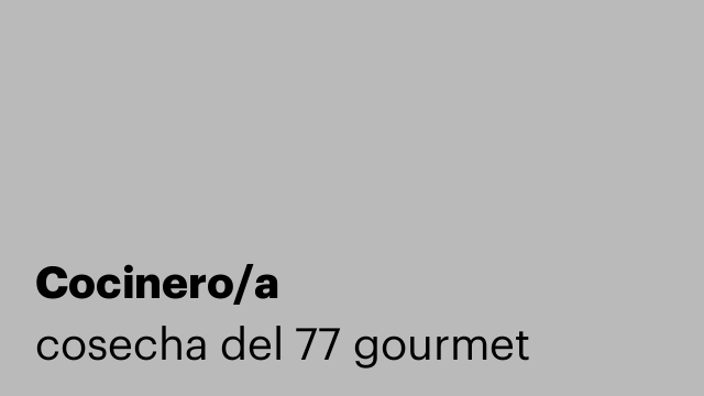 Cocinero/a