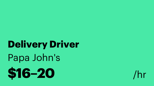 Delivery Driver