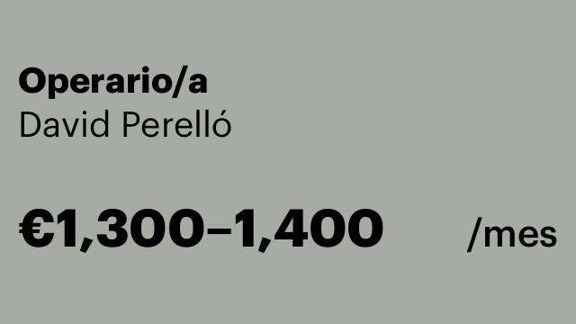 Operario/a
