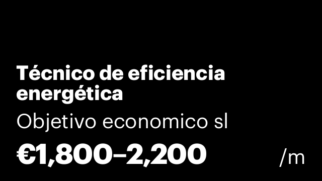 Técnico de eficiencia energética