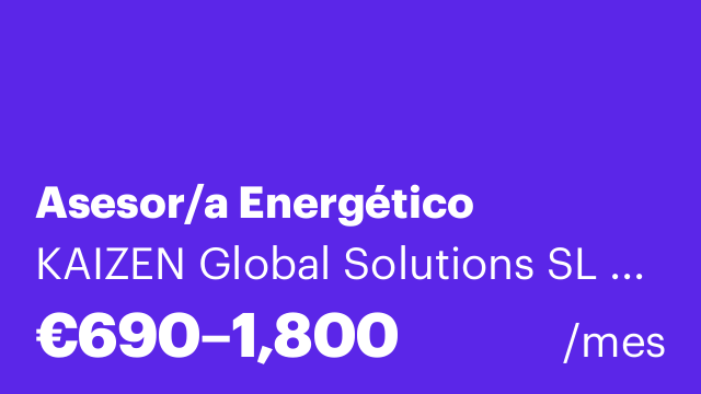Asesor/a Energético