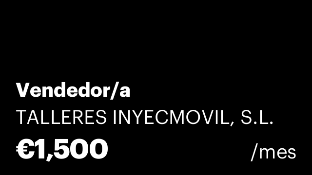 Vendedor/a