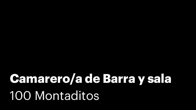 Camarero/a de Barra y sala