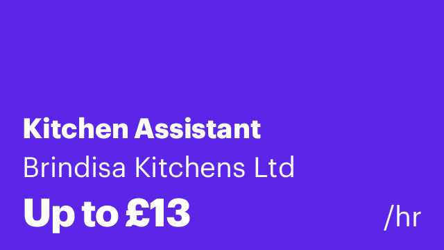 Kitchen Assistant