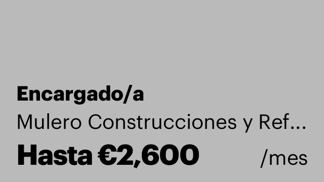 Encargado/a