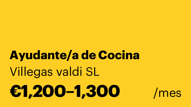 Ayudante/a de Cocina