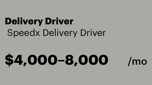 Delivery Driver