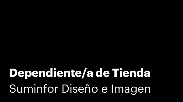 Dependiente/a de Tienda