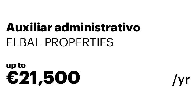 Auxiliar administrativo