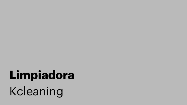 Limpiadora