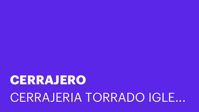 CERRAJERO