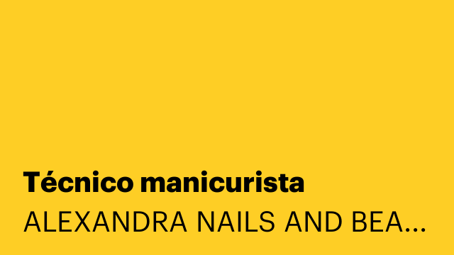 Técnico manicurista