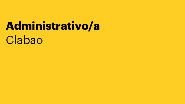 Administrativo/a