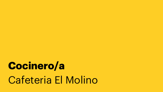 Cocinero/a