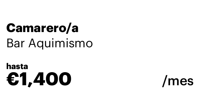 Camarero/a