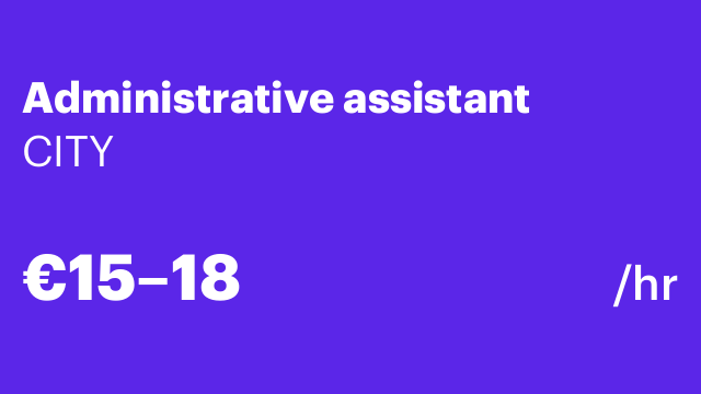 Administrative assistant