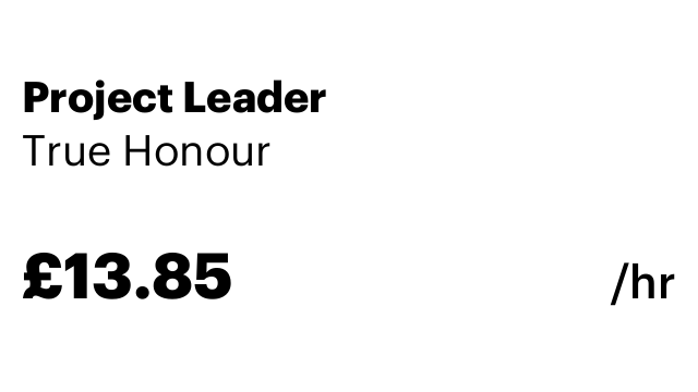 Project Leader