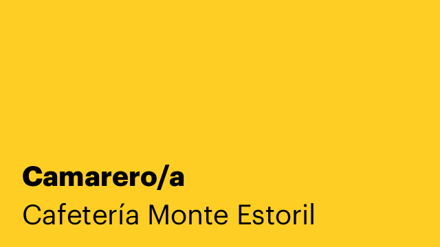 Camarero/a