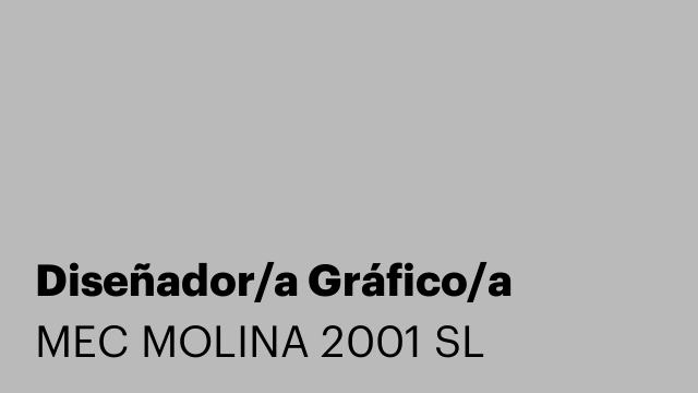 Diseñador/a Gráfico/a