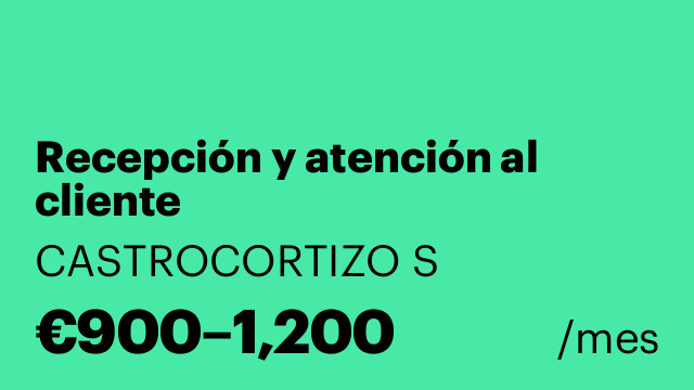 Recepción y atención al cliente