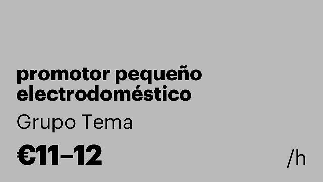 promotor pequeño electrodoméstico