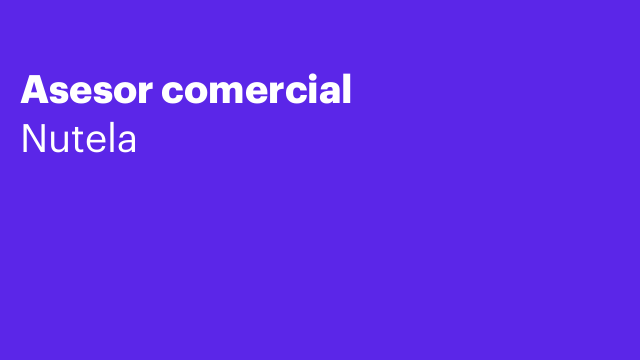 Asesor comercial