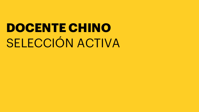 DOCENTE CHINO