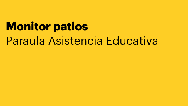 Monitor patios