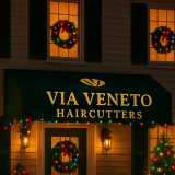 Job title: Licensed Barber — Full Time | Via Veneto Haircutters (Cedar Grove, NJ) Location: Via Veneto Haircutters — 857 Pompton Ave, Cedar Grove, NJ  logo