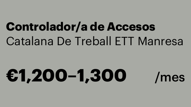 Controlador/a de Accesos