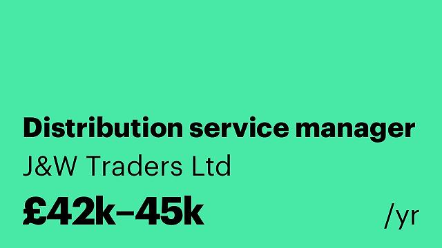 Distribution service manager