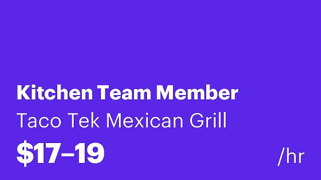 Kitchen Team Member