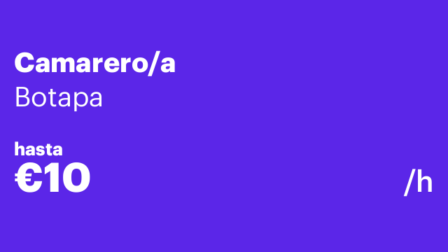 Camarero/a
