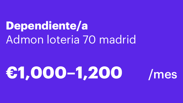 Dependiente/a