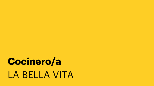 Cocinero/a