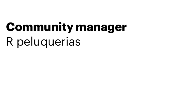Community manager