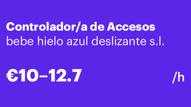 Controlador/a de Accesos
