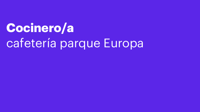 Cocinero/a